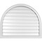 Ekena Millwork Round Top Surface Mount PVC Gable Vent: Functional, w/ 2"W x 2"P Brickmould Sill Frame, 36"W x 30"H GVPRT36X3003SF - alternate 1